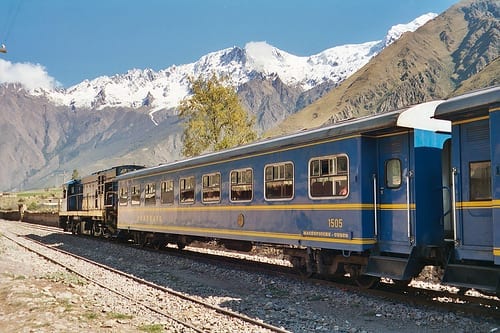 train to Machu Picchu