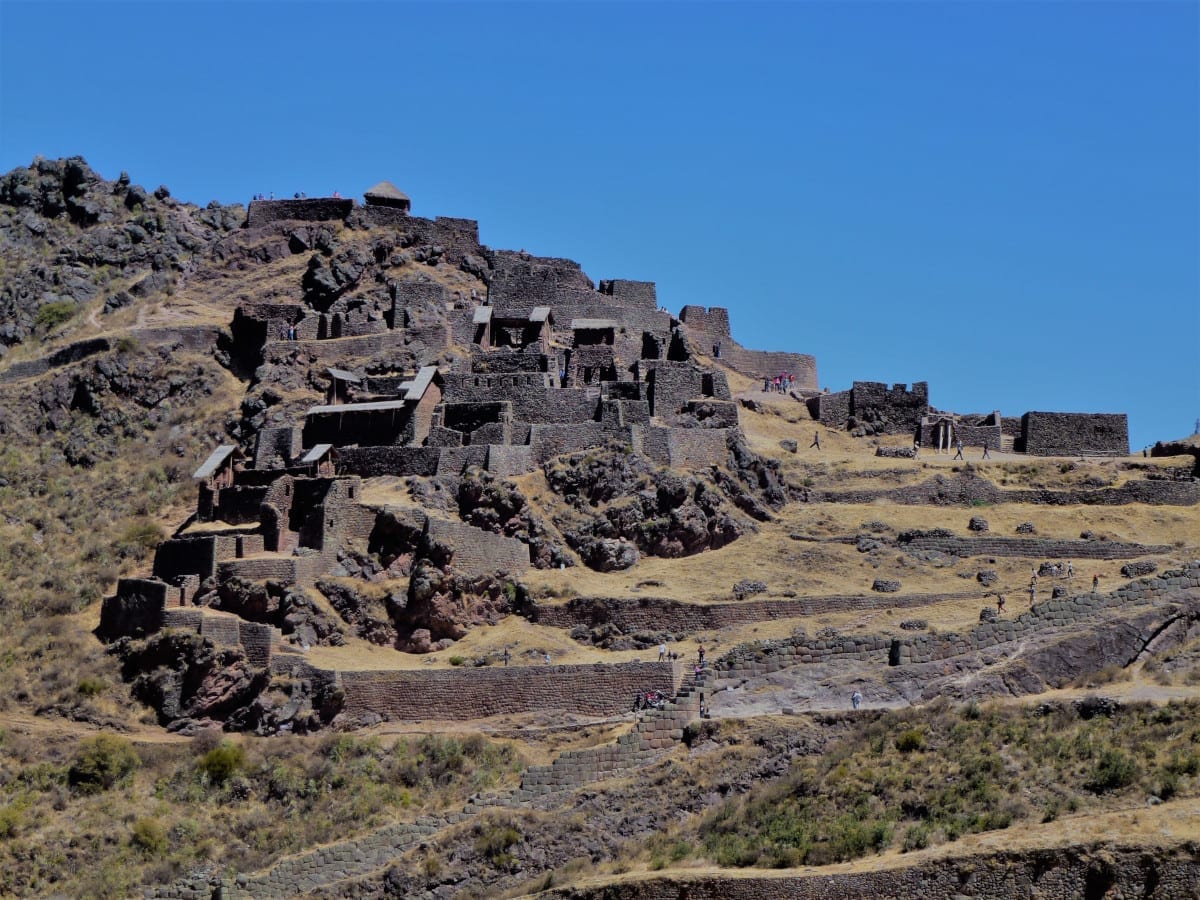 Pisac ruins peru