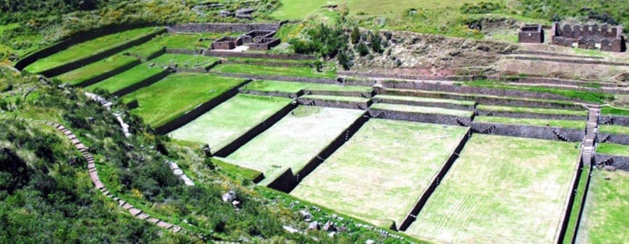 Tipon inca terraces Cusco Peru