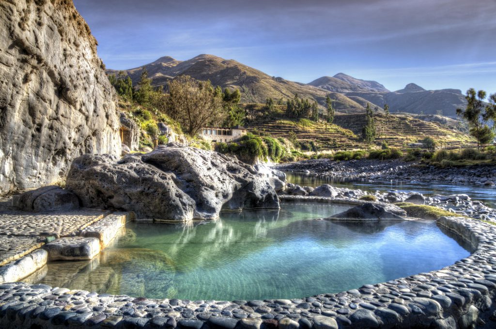 The Pacchanta hot springs near Cusco