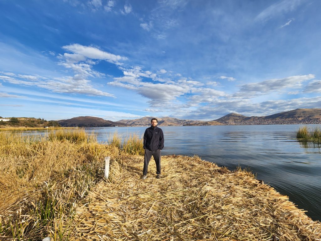 Arrival at Lake Titicaca