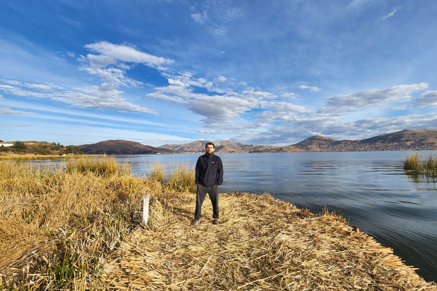 Arrival at Lake Titicaca